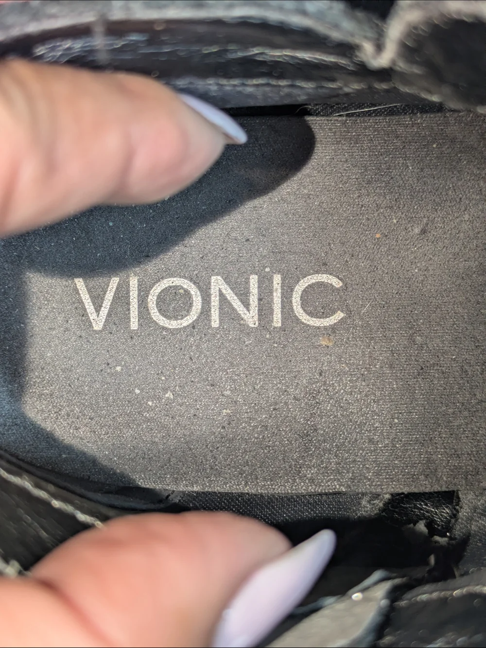 Vionic Millie Black Suede Ankle Booties Buckle Zip Wide 8.5 W Comfort